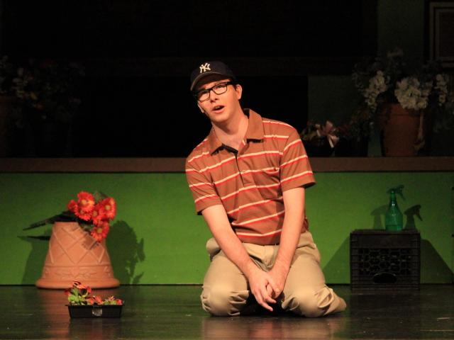 Music Education - Aaron Geusic '20 as Seymour Krelborn in Little Shop of Horrors