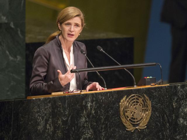 Former Ambassador to the UN Samantha Power