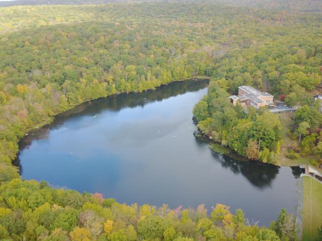 Aerial view of Kean Skylands Campus in Morris County