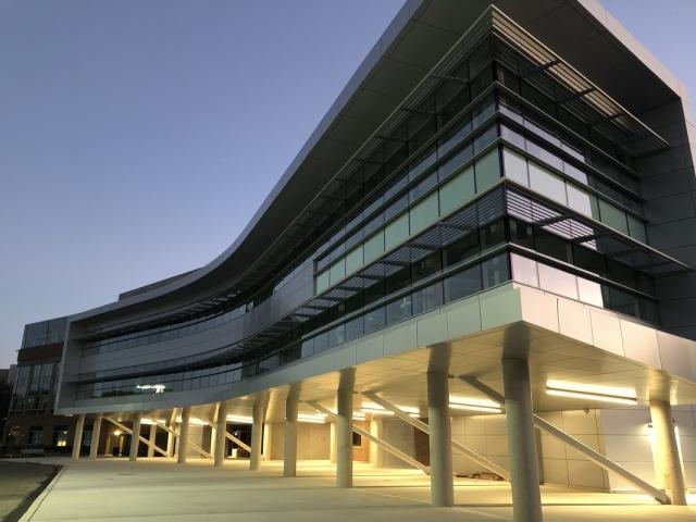 Photo of the new George Hennings Research WIng Fall 2020