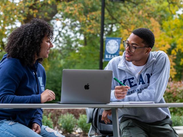 Students with Laptop