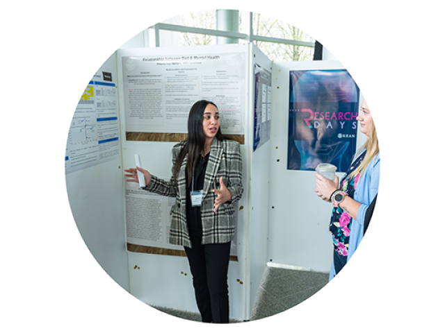 Sara Ryad presents at Kean Research Days