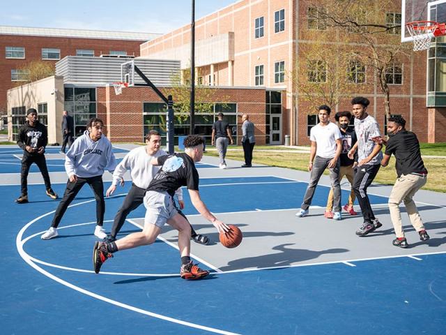 Basketball Court at Miron Student Center