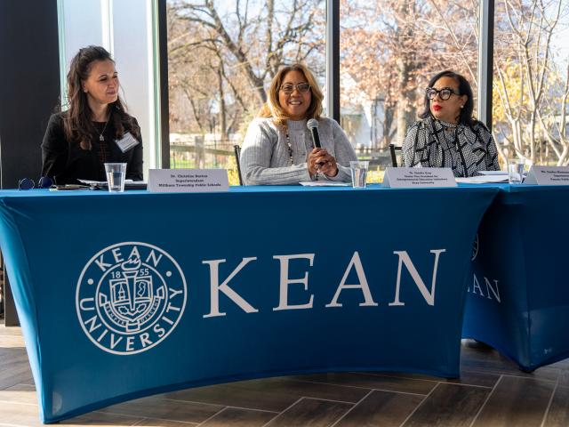 Sancha gray addresses the audience at the Regional Women's Educational Leadership Forum & Breakfast