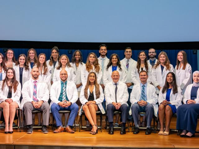 MS in OT white coat ceremony