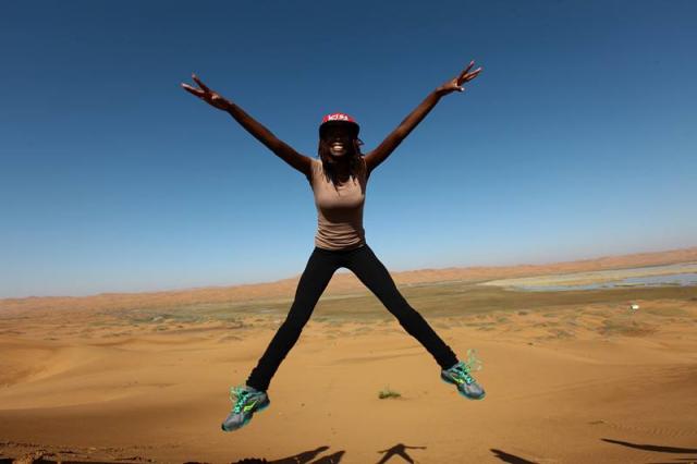 Francesha Dorsainville on her study abroad trip in China