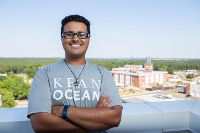 kean ocean student smiling