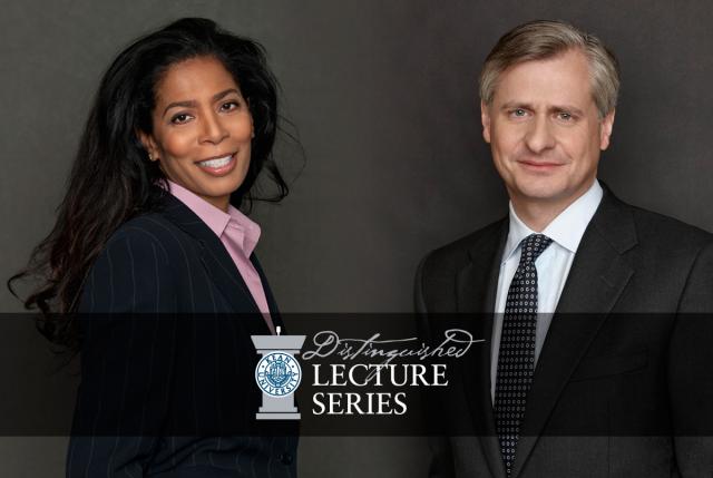 Pulitzer prize-winning author Jon Meacham and the woman who inspired the TV series Scandal, Judy Smith, are the first two speakers in Kean’s Distinguished Lecture Series this year.