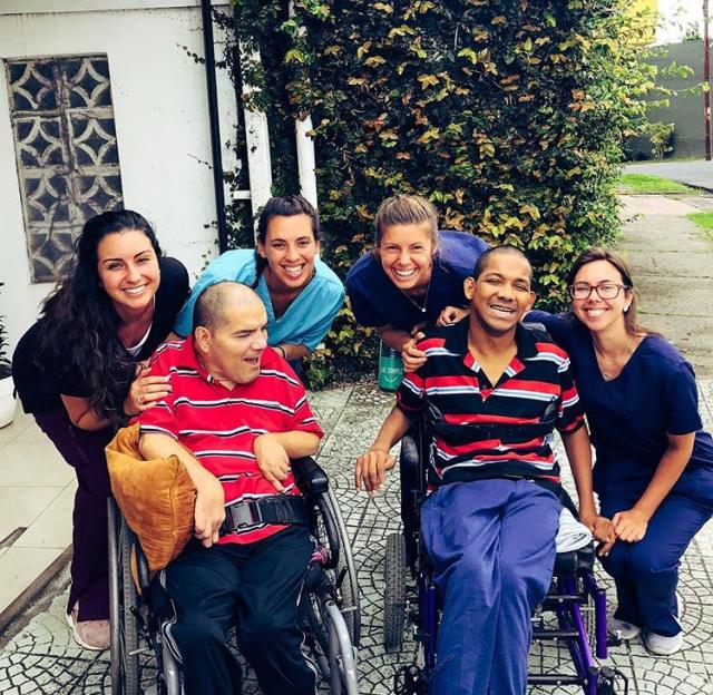 Four Kean occupational therapy students volunteered in Costa Rica.