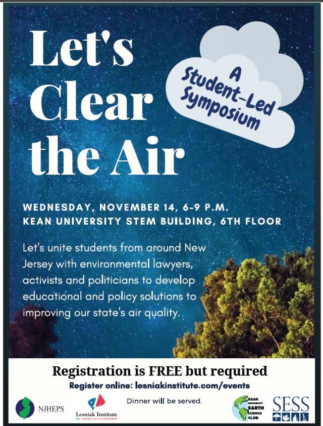 picture of the Let's Clear the Air Flyer that you can download down below