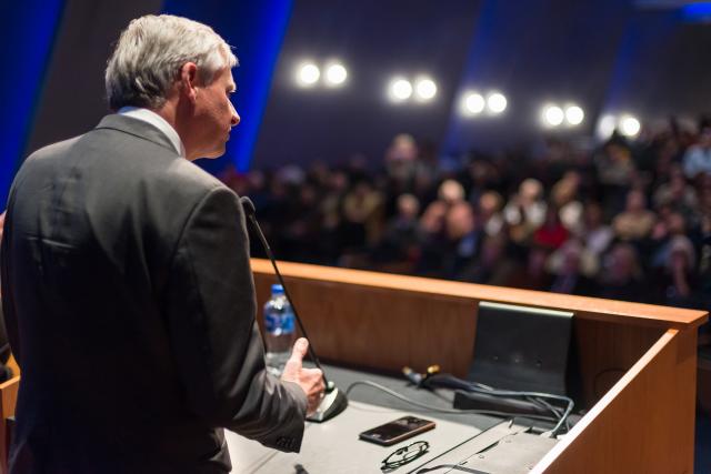 Author Jon Meacham opens the 2018-2019 Distinguished Lecture Series