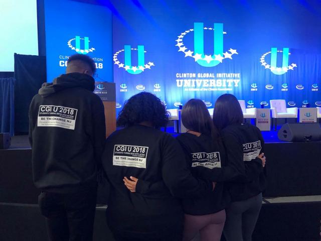 Students turning ideas into action, was the idea behind CGIU -- as well as a motto on the shirts