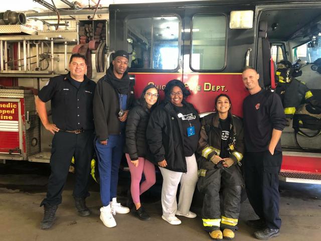 Be the Change visits a Chicago firehouse