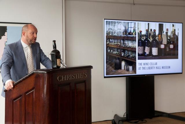 A wine-tasing luncheon was hosted by Christie's auction  house