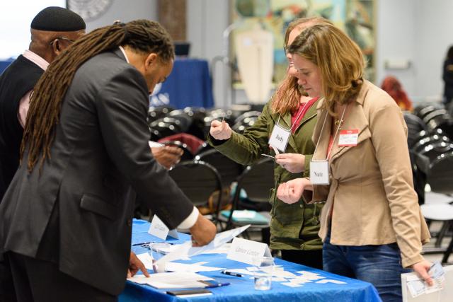 Criminal justice professionals attended a simulation at Kean University