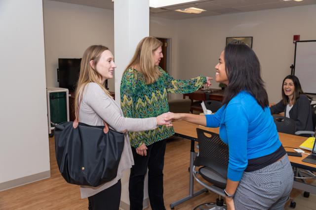 Lenahan visits Kean OT department