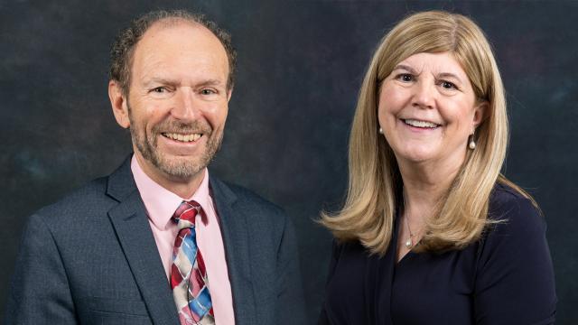 Kean University professors J. Barry Mascari and Jane Webber