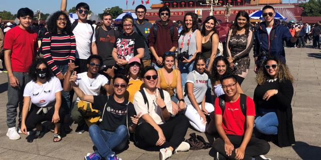 Wenzhou Kean Students in Tiananmen Square