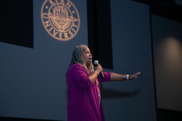 Karen Washington at Human Rights Conference at Kean University