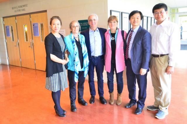 Winarsky joined by Kean faculty and his family members