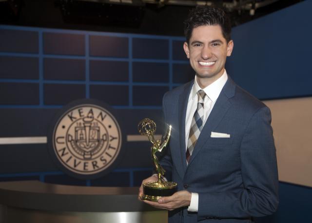 Kean alumnus Mike Rizzo won a New York Emmy Award for his work in weather broadcasting