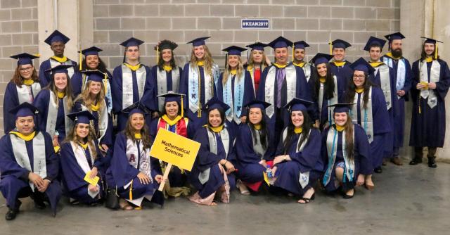 Photo of Mathematical Science students about to graduate