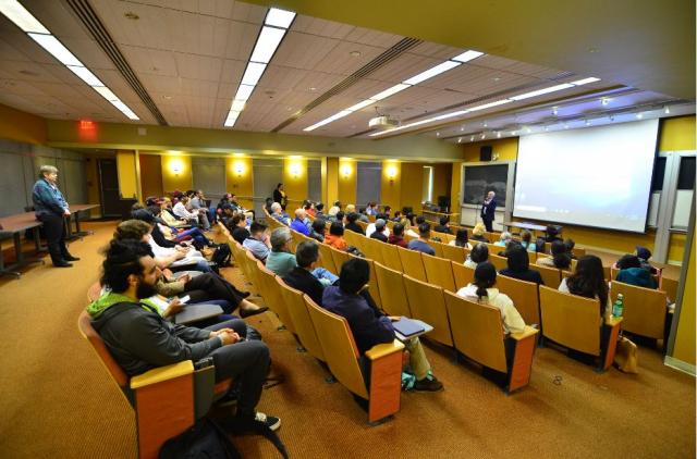 CNAHS photo of Center for Academic Success audience listening to talk