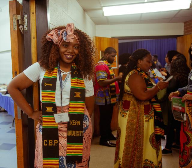 Kean students participate in the annual African Heritage Graduation