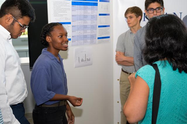 Tyra Redwood of Long Branch, 16, who wants to be a doctor, commuted by train to Kean to participate in the summer program.