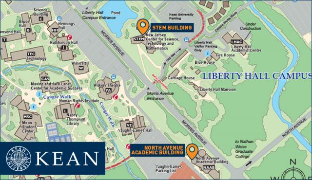 New Student Orientation One-Day Session Map