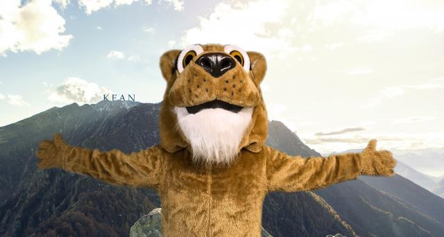 Kean Cougar with mountain backdrop