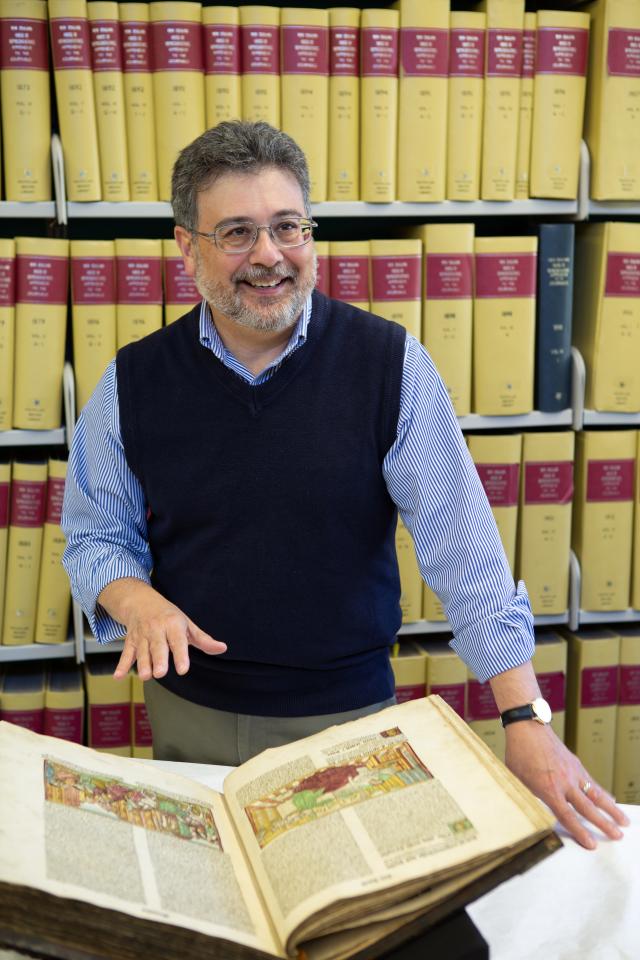 Kean professor Christoper Bellitto at the University of Canterbury in Christchurch, New Zealand.