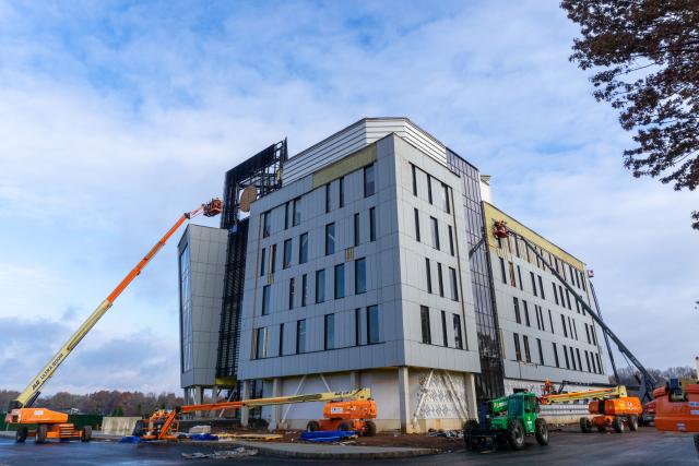 Exterior image of Hynes Hall Building