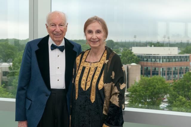 George and Dorothy Hennings at the Kean University Gala in 2013.