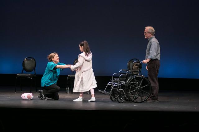 A scene from Premiere Stages' Healing Voices OnStage: Caregivers’ Stories