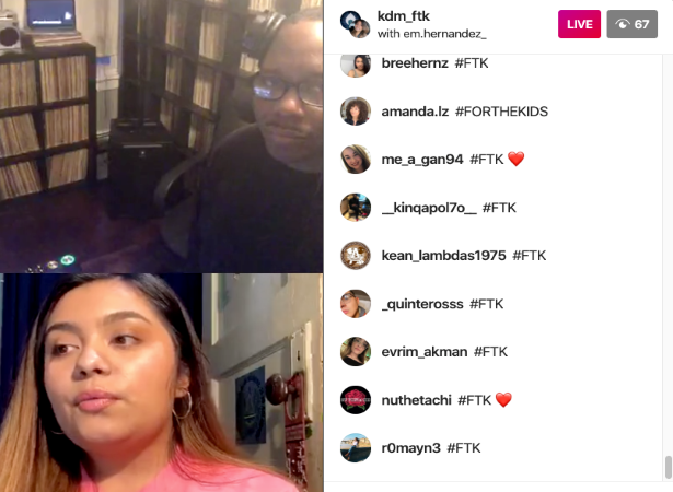 Kean Dance Marathon 2020 was held on Instagram Live