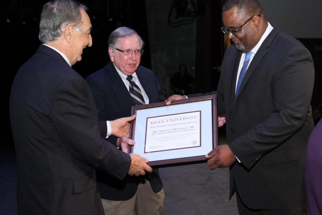 The Human Rights Institute at Kean honors Repollet as an Outstanding Human Rights Educator in 2018.