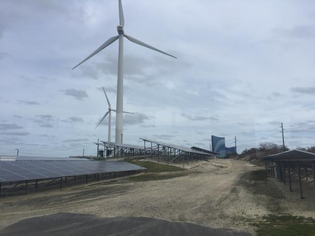 Photo of wind turbines