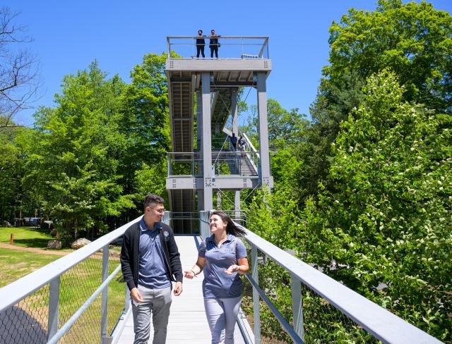 The elevated Skywalk at Kean Skylands.