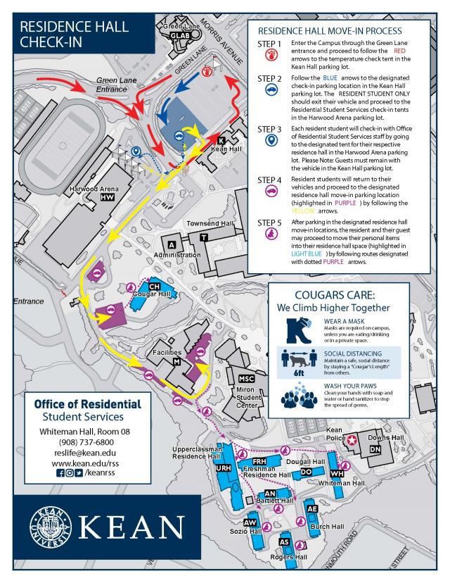 Move in Map Fall 2020