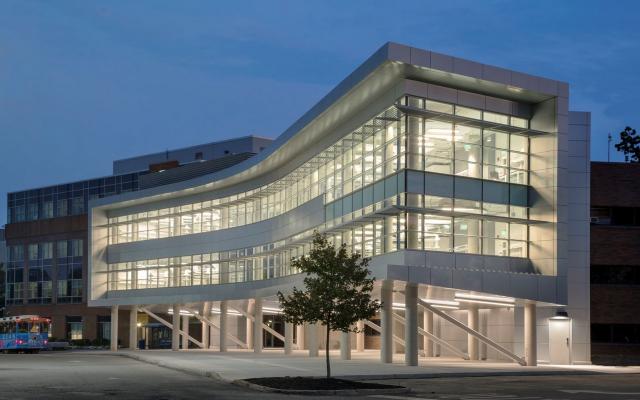 Photo of the new George Hennings Research WIng Fall 2020