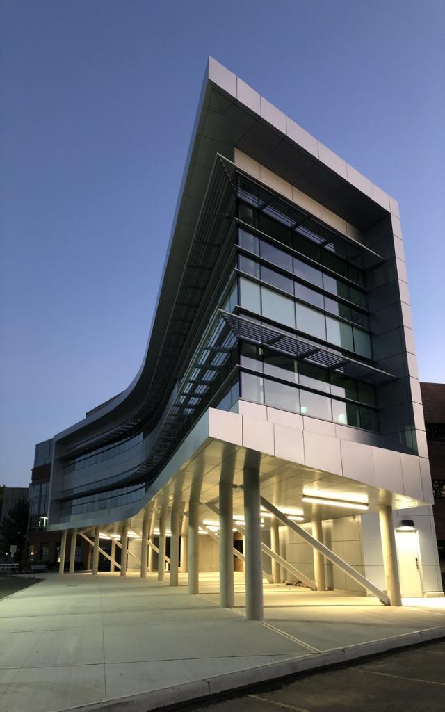 Photo of the new George Hennings Research WIng Fall 2020