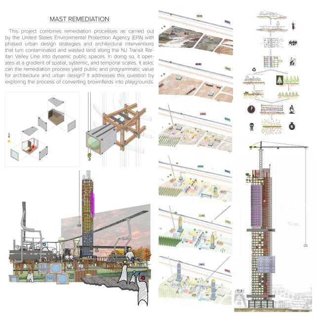 Graduate student Charles Raimondo's design for Mast Remediation.