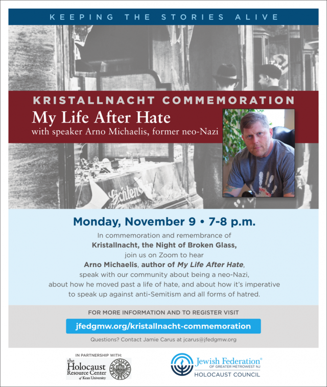 Kristallnacht Commemoration Event November 9th 2020