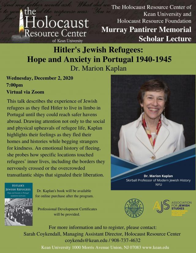Murray Pantirer Lecture 2020