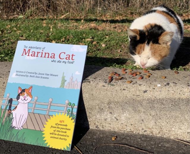 Marina Cat and the book telling her story