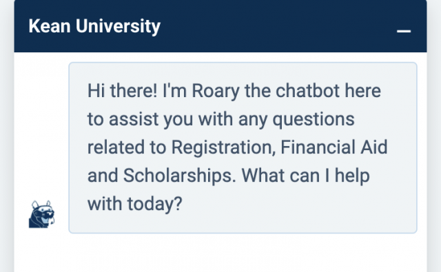 Roary Welcome Message