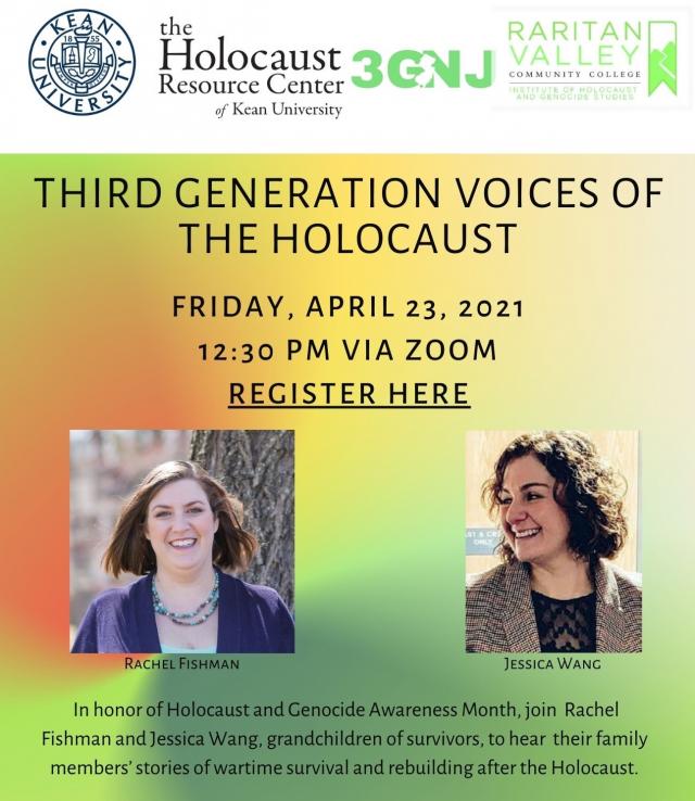 Third Generation Voices of the Holocaust April 2021