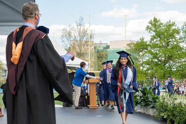 Kean grad walks the stage