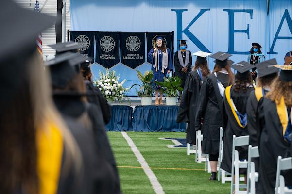 Grad sings at Ceremony #8